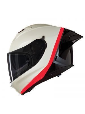 Casco Integrale Nolan N60.6 Sport Verniciatura Speciale - Glossy Pearl/Black/Orange