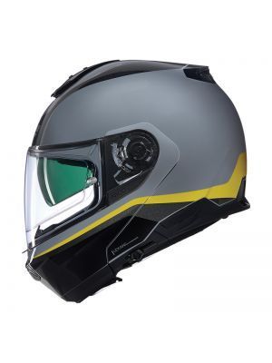 Casco Modulare Apribile N100.6 Incognito - Glossy Grey/Yellow/Black