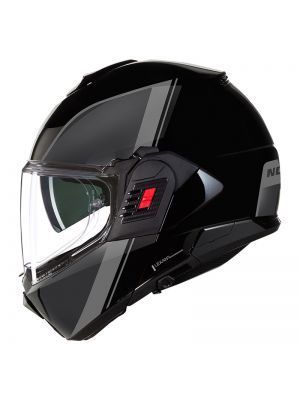 Casco Modulare Ribaltabile N120.1 Verniciatura Speciale - Glossy Black/Grey/Silver