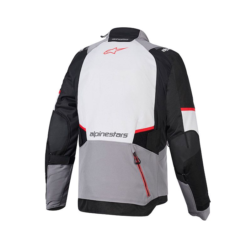 Giacca Moto ALPINESTARS ANDES V4 DRYSTAR (Dark Gray/Ice Gray/Black/Bright Red)