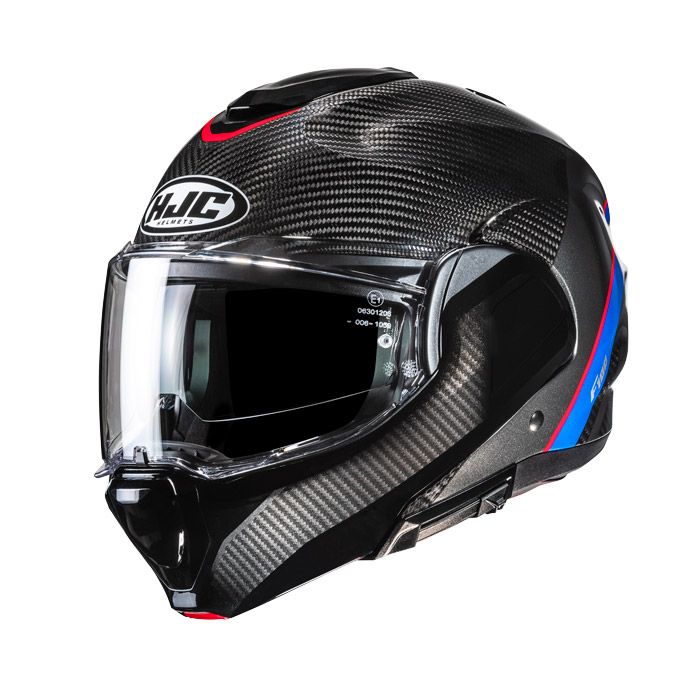 Casco Modulare Ribaltabile HJC F100 CARBON - (Stan MC21)