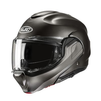 Casco Modulare Ribaltabile HJC F100 - (Matt Titanium)