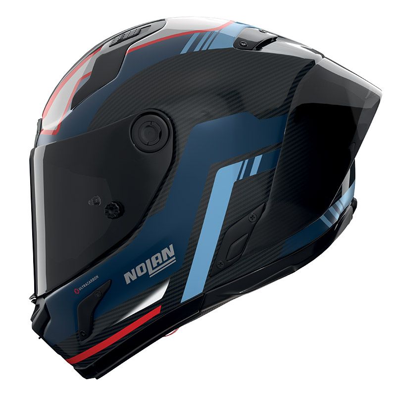 Casco Integrale NOLAN X-804 RS ULTRA CARBON PIEGA - (Carbonio/Blu/Rosso) Casco Integrale NOLAN X-804 RS ULTRA CARBON PIEGA - (Carbonio/Blu/Rosso)