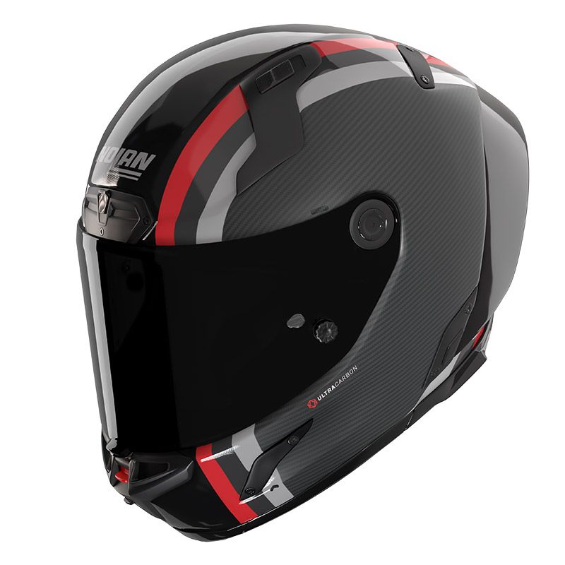 Casco Integrale NOLAN X-804 RS ULTRA CARBON GEMINI - (Carbonio/Nero/Rosso)