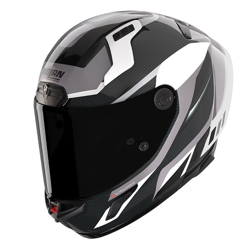 Casco Integrale NOLAN X-804 RS ULTRA CARBON LESMO - (Carbonio/Bianco/Nero/Grigio)