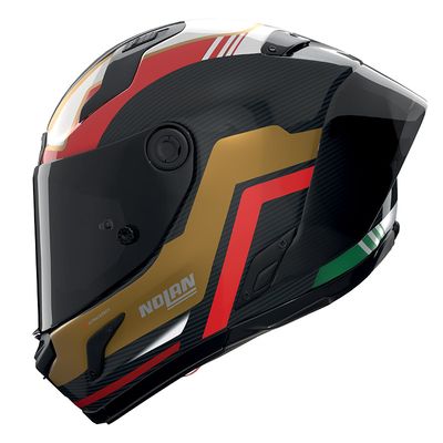 Casco Integrale NOLAN X-804 RS ULTRA CARBON PIEGA - (Carbonio/Oro/Rosso/Verde)