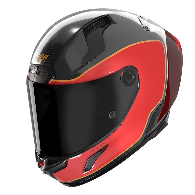 Casco Integrale NOLAN X-804 RS ULTRA CARBON ASSO DI PICCHE - (Carbonio/Rosso/Sabbia)