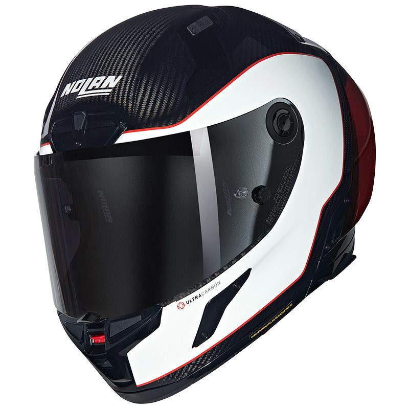 Casco Integrale NOLAN X-804 RS ULTRA CARBON ASSO DI PICCHE - (Carbonio/Bianco/Rosso)