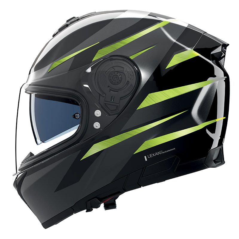 Casco Integrale NOLAN N80-8 FERVO - (Nero/Antracite/Verde Cromato)