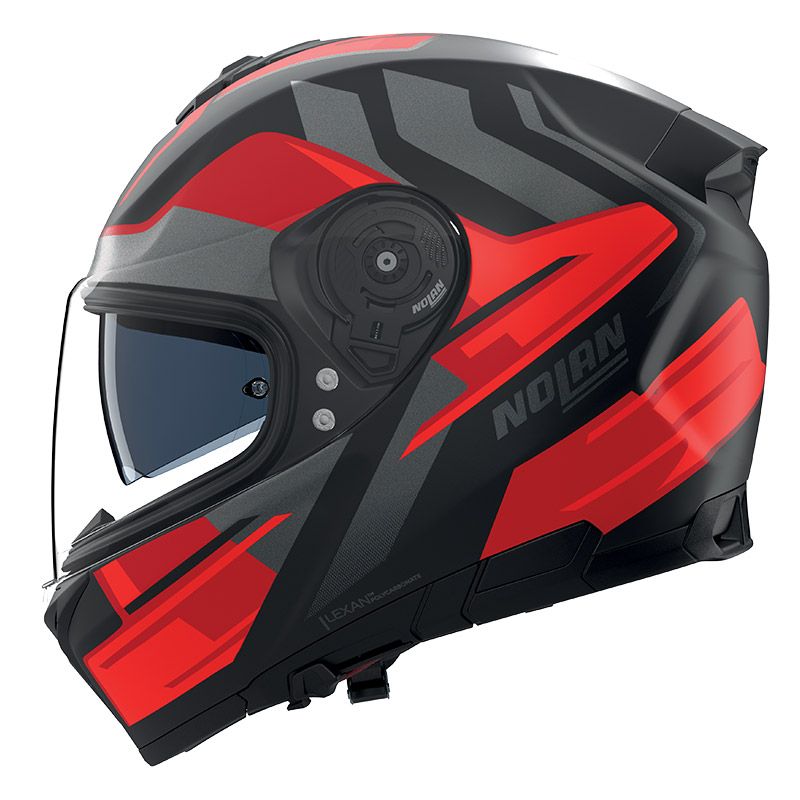 Casco Integrale NOLAN N80-8 TRITTICO - (Nero/Rosso/Antracite)