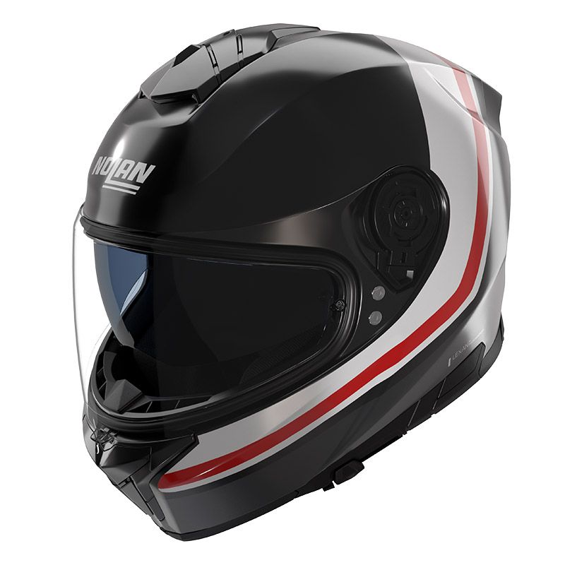 Casco Integrale NOLAN N80-8 INCLINE - (Nero/Antracite/Bianco/Rosso) Casco Integrale NOLAN N80-8 INCLINE - (Nero/Antracite/Bianco/Rosso)
