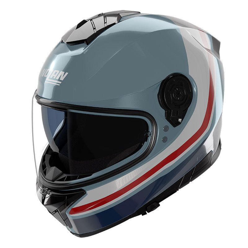 Casco Integrale NOLAN N80-8 INCLINE - (Blu Grigio/Blu/Bianco/Rosso)