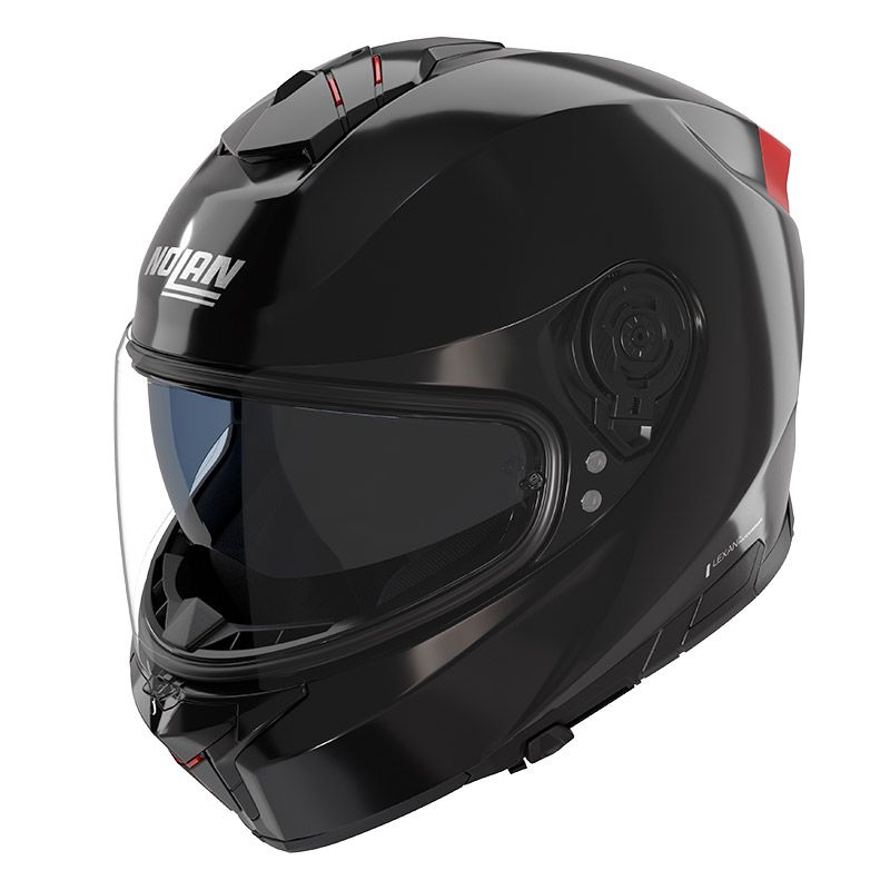 Casco Integrale NOLAN N80-8 CLASSICO NOBILE - (Nero/Rosso)