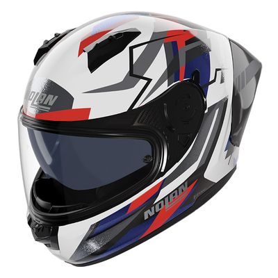 Casco Integrale NOLAN N60-6 SPORT CORSA - (Bianco/Blu/Rosso)