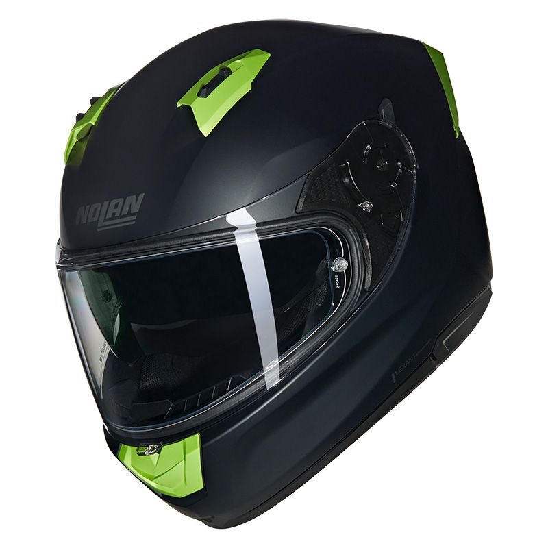 Casco Integrale NOLAN N60-6 CLASSICO NOBILE - (Nero/Verde Impulso Opaco)