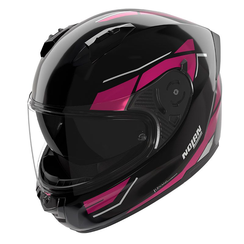 Casco Integrale NOLAN N60-6 SINCRONO - (Nero/Fucsia) Casco Integrale NOLAN N60-6 SINCRONO - (Nero/Fucsia)