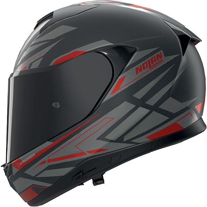 Casco Integrale NOLAN X-904 ULTRA CARBON ROMBO - (Carbonio/Antracite/Rosso)