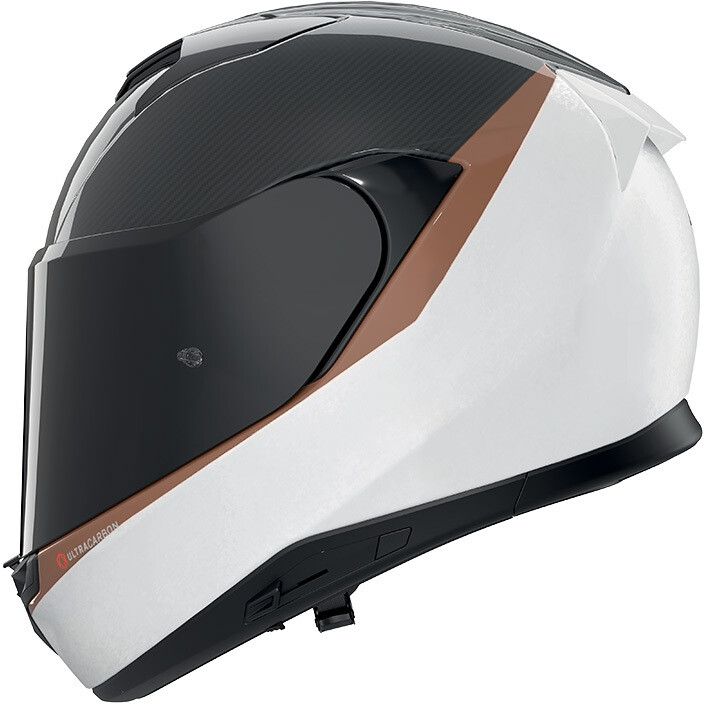 Casco Integrale NOLAN X-904 ULTRA CARBON VERNICIATURA SPECIALE - (Carbonio/Bianco/Ocra)