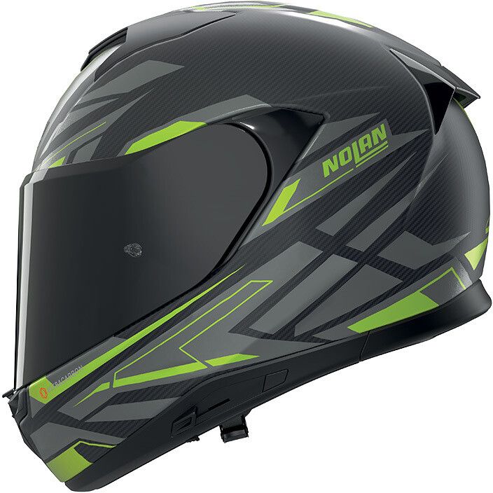 Casco Integrale NOLAN X-904 ULTRA CARBON ROMBO - (Carbonio/Antracite/Verde)