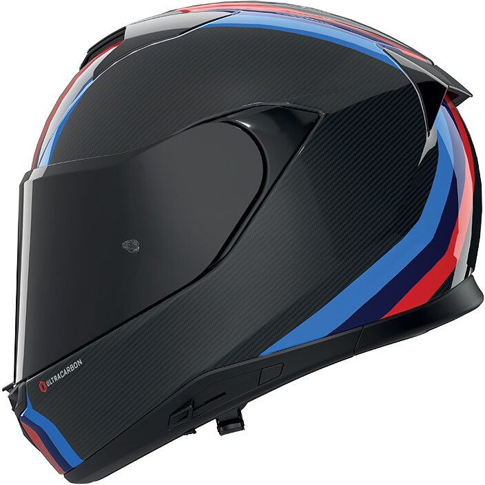 Casco Integrale NOLAN X-904 ULTRA CARBON GEMINI - (Carbonio/Bianco/Rosso/Blu)