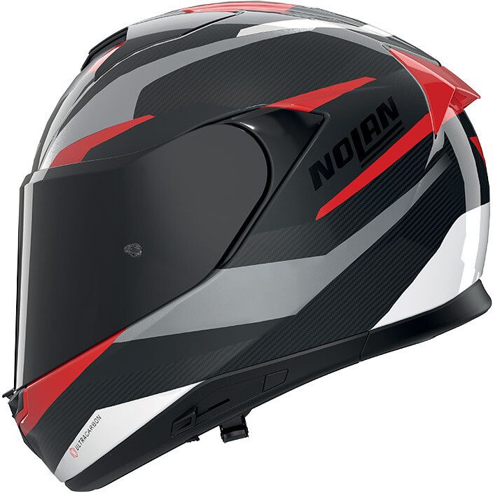 Casco Integrale NOLAN X-904 ULTRA CARBON CALIBRO - (Carbonio/Antracite/Rosso)