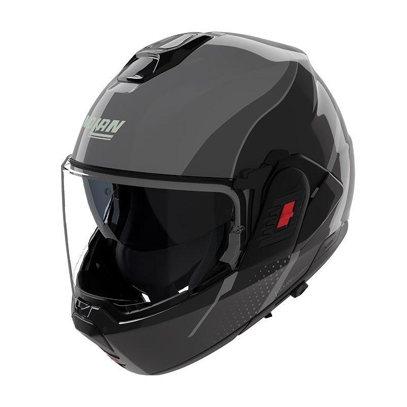 Casco Modulare Ribaltabile NOLAN N120-1 FLUENTE - (Grigio Lava/Nero/Antracite)