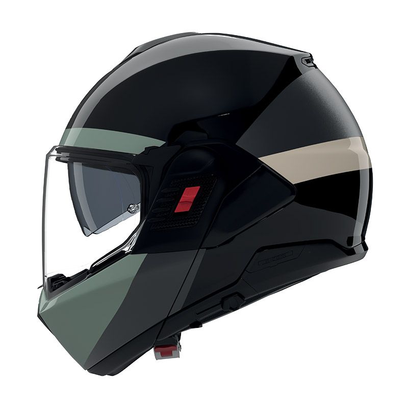Casco Modulare Ribaltabile NOLAN N120-1 BLOCCO - (Nero/Antracite/Verde Grigio/Avorio)