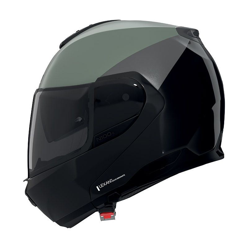 Casco Modulare NOLAN N100-6 VERNICIATURA SPECIALE - (Verde Grigio/Nero/Antracite)