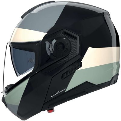 Casco Modulare NOLAN N90-3 BLOCCO - (Nero/Avorio/Antracite/Verde Grigio)