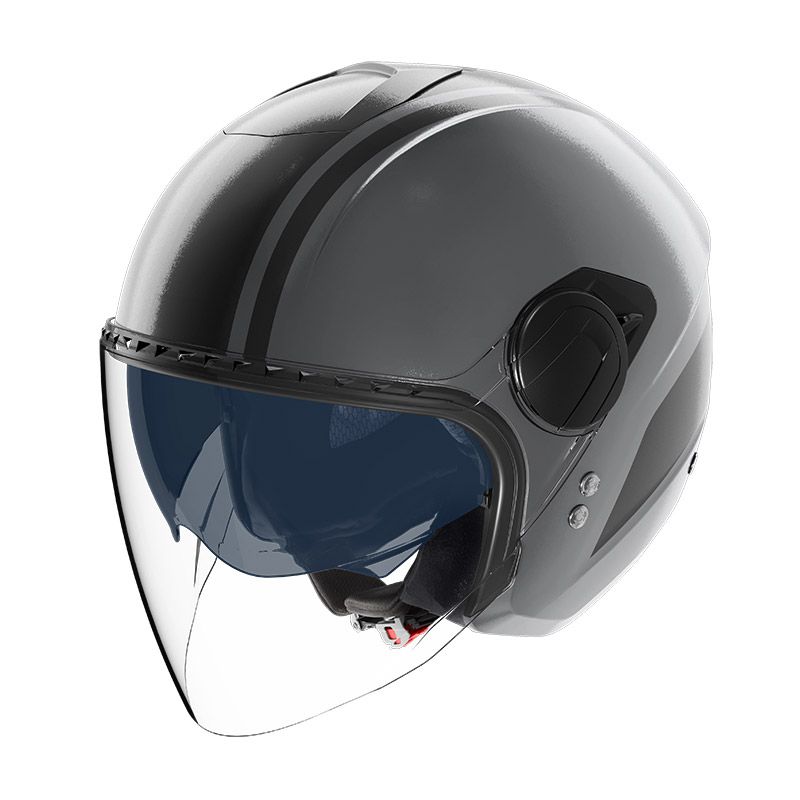 Casco Jet NOLAN N20-2 VISOR DOLCE VITA - (Grigio Lava/Nero Opaco)