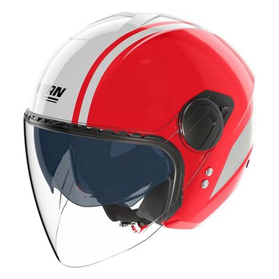 Casco Jet NOLAN N20-2 VISOR DOLCE VITA - (Rosso/Bianco)