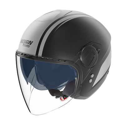 Casco Jet NOLAN N20-2 VISOR DOLCE VITA - (Nero/Bianco Opaco)