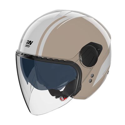 Casco Jet NOLAN N20-2 VISOR DOLCE VITA - (Sabbia/Bianco)