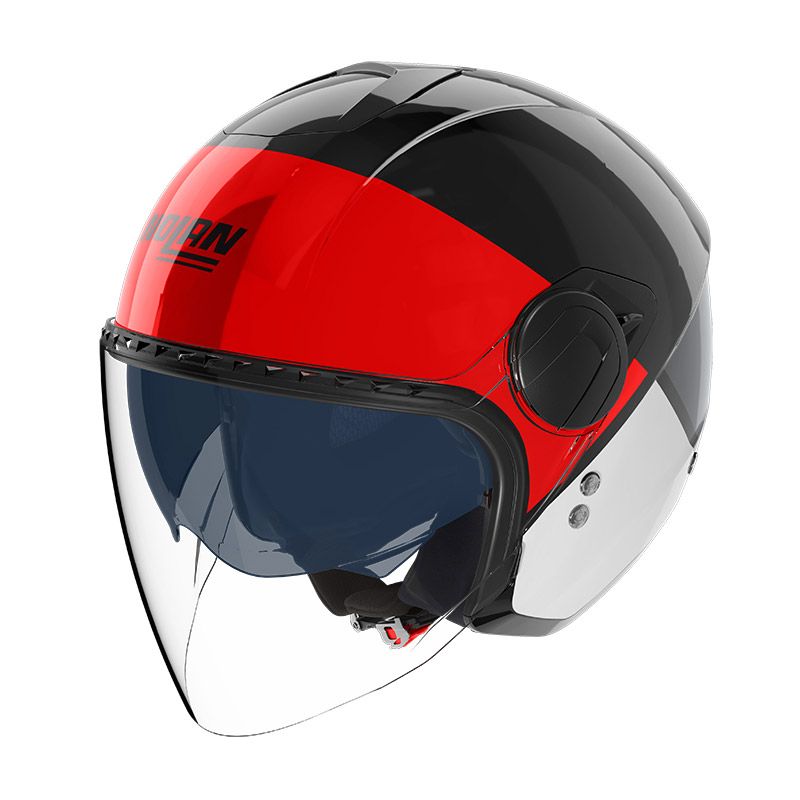 Casco Jet NOLAN N20-2 VISOR BLOCCO - (Nero/Rosso/Antracite/Bianco)