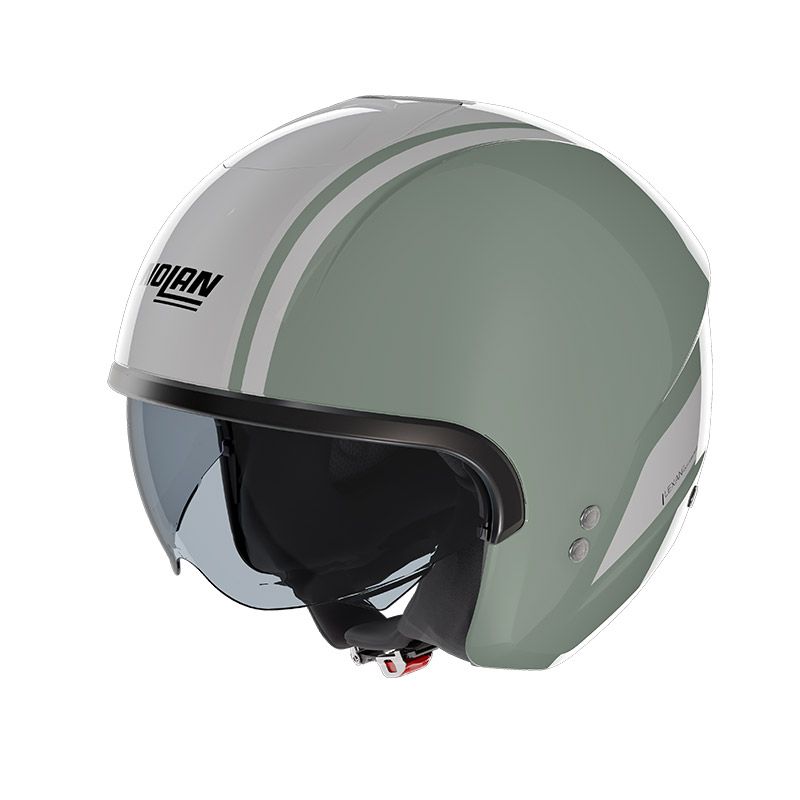 Casco Jet NOLAN N20-2 DOLCE VITA - (Verde Grigio/Bianco)
