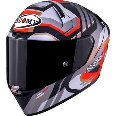 Casco Integrale SUOMY SR-GP EVO INFRARED - (Matt Grey/Red/Black)