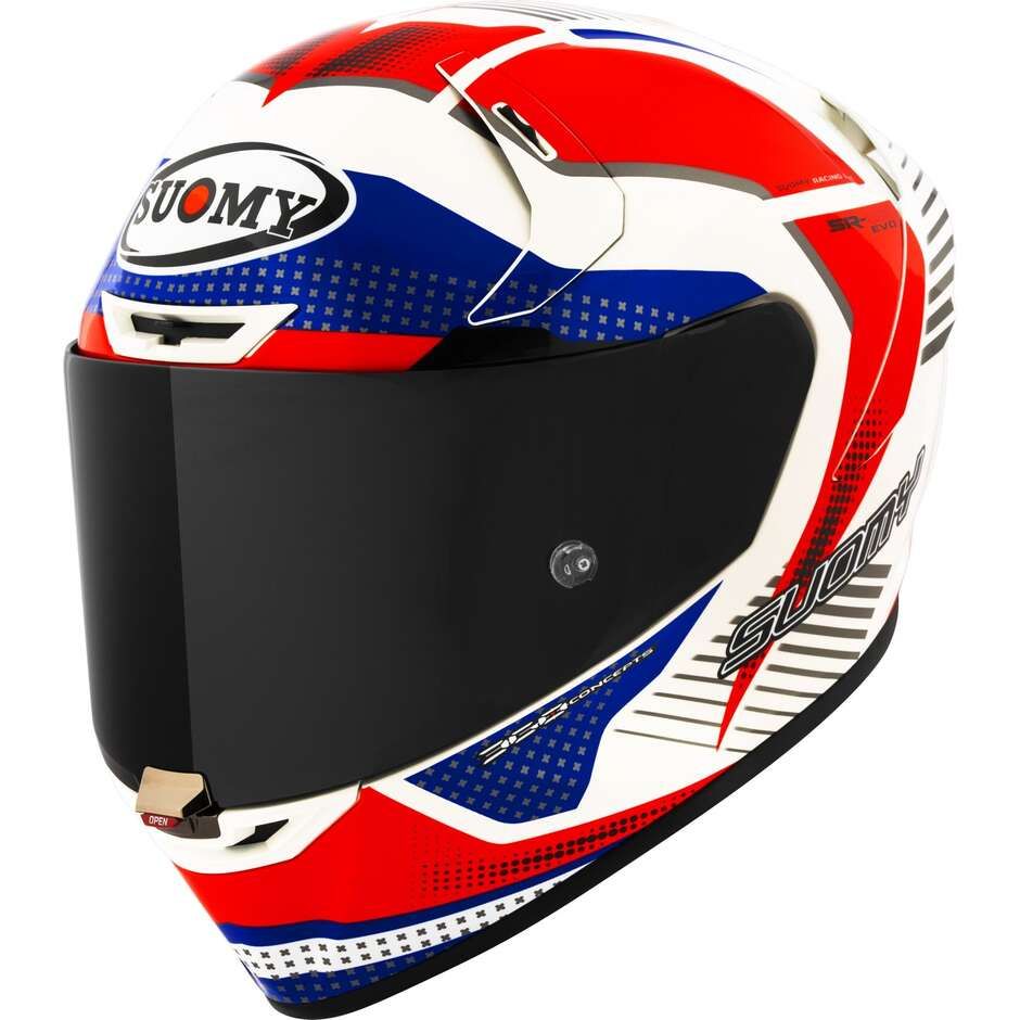 Casco Integrale SUOMY SR-GP EVO AIRSPEED - (Red/Blue)