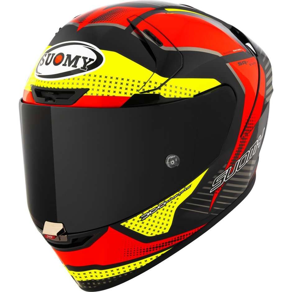 Casco Integrale SUOMY SR-GP EVO AIRSPEED - (Red/Yellow)