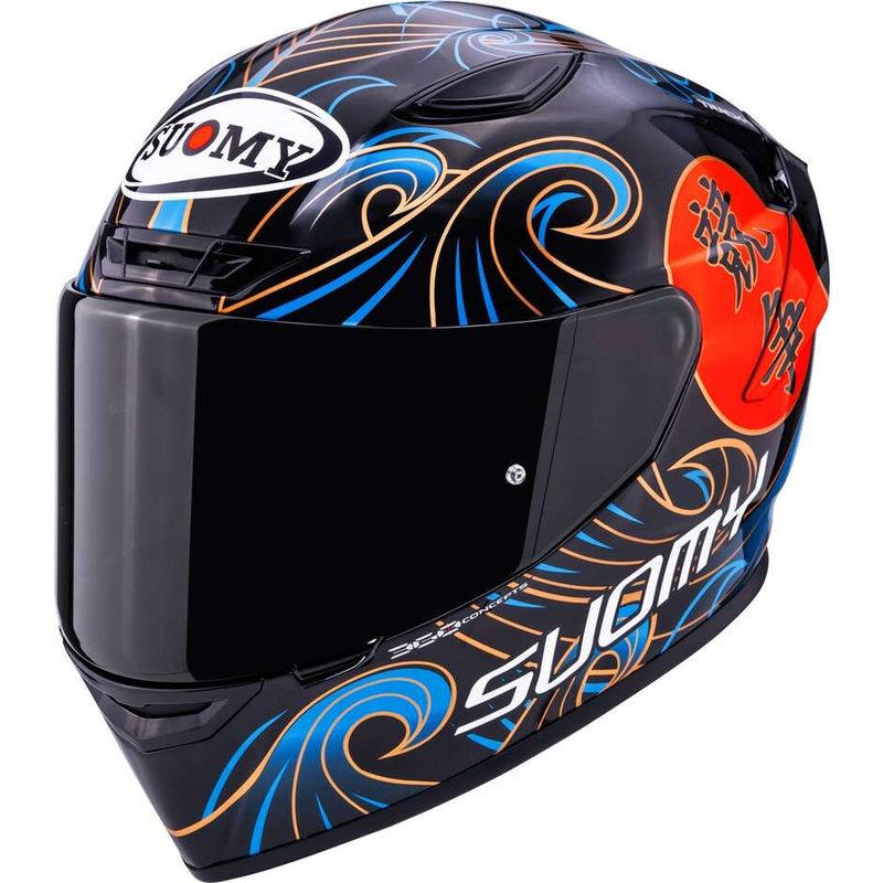 Casco Integrale SUOMY TRACK-1 WAVES - (Black)