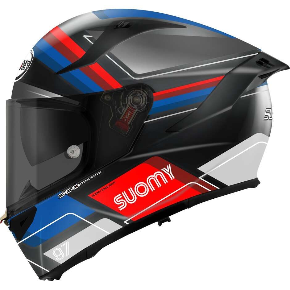 Casco Integrale SUOMY SPEEDSTAR 2 VANTAGE - (Matt Black/Blue)