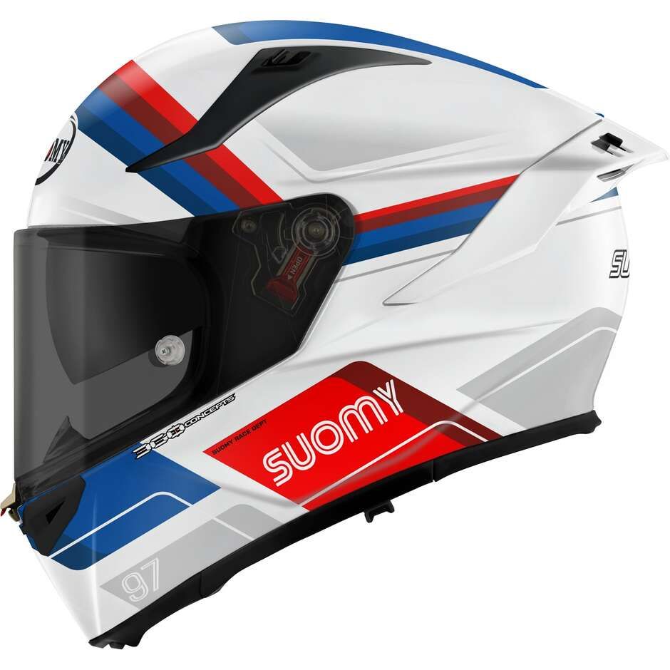 Casco Integrale SUOMY SPEEDSTAR 2 VANTAGE - (White/Blue)