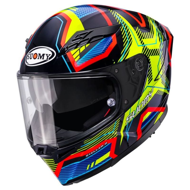 Casco Integrale SUOMY STELLAR 2 BLACKSTAR - (Blue/Yellow)