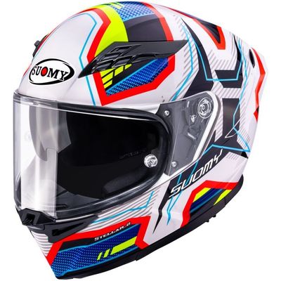Casco Integrale SUOMY STELLAR 2 BLACKSTAR - (White/Blue)