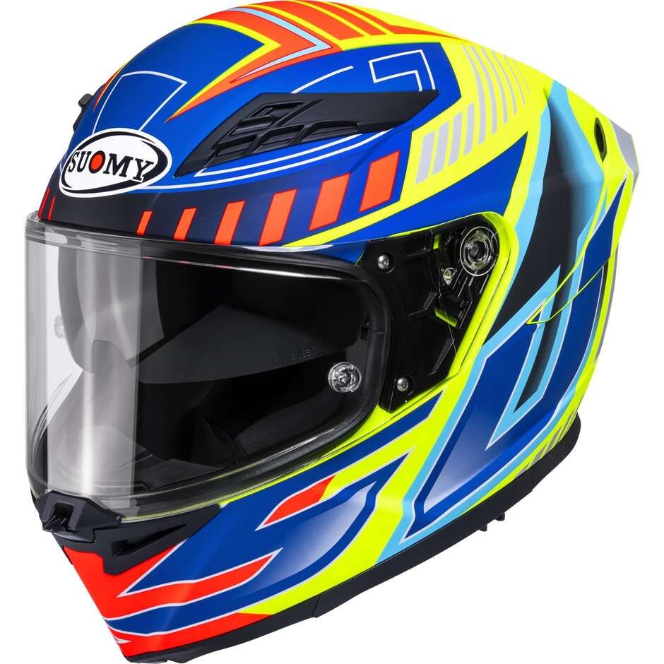 Casco Integrale SUOMY STELLAR 2 DEEPSPACE - (Matt Yellow/Blue)