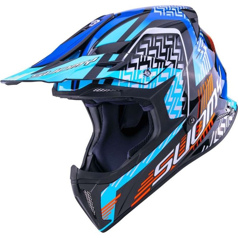 Casco Cross SUOMY X-WING MOTLEY - (Blue/Black)