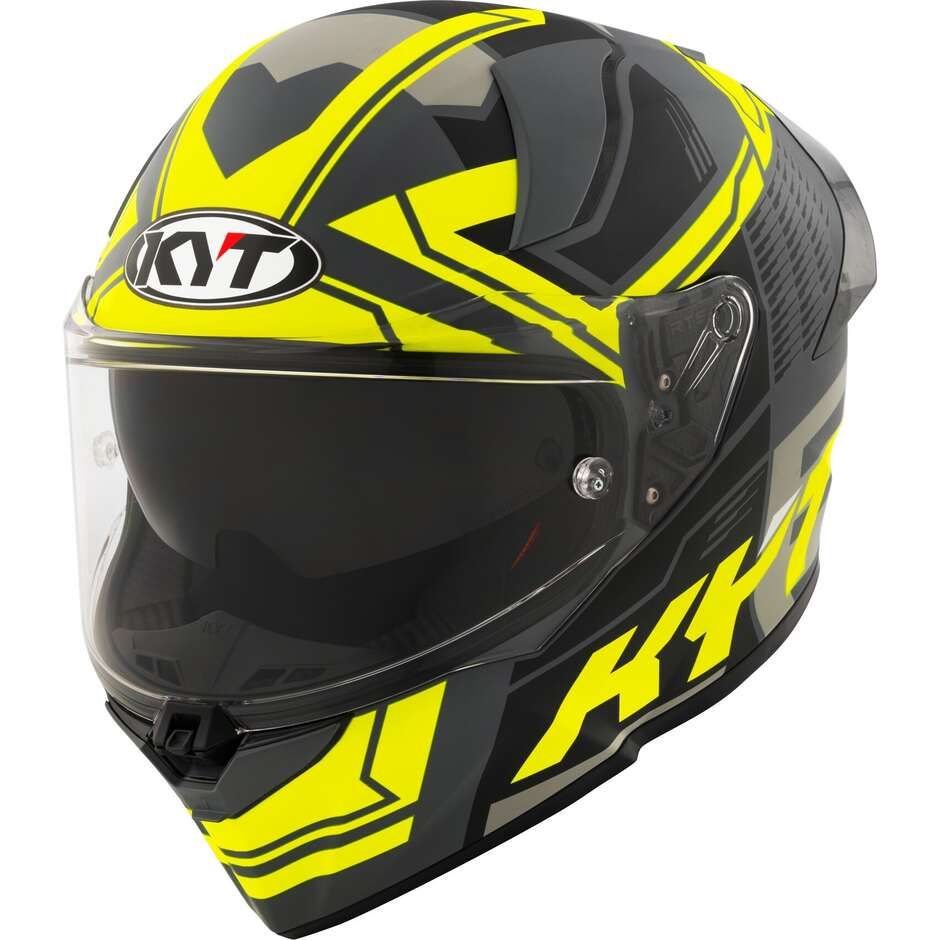 Casco Integrale KYT R2R OCTANE - (Matt Yellow)