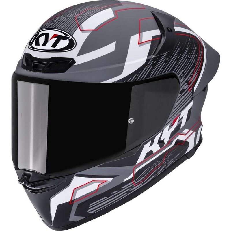 Casco Integrale KYT TT-REVO SPEEDING - (Matt Grey)