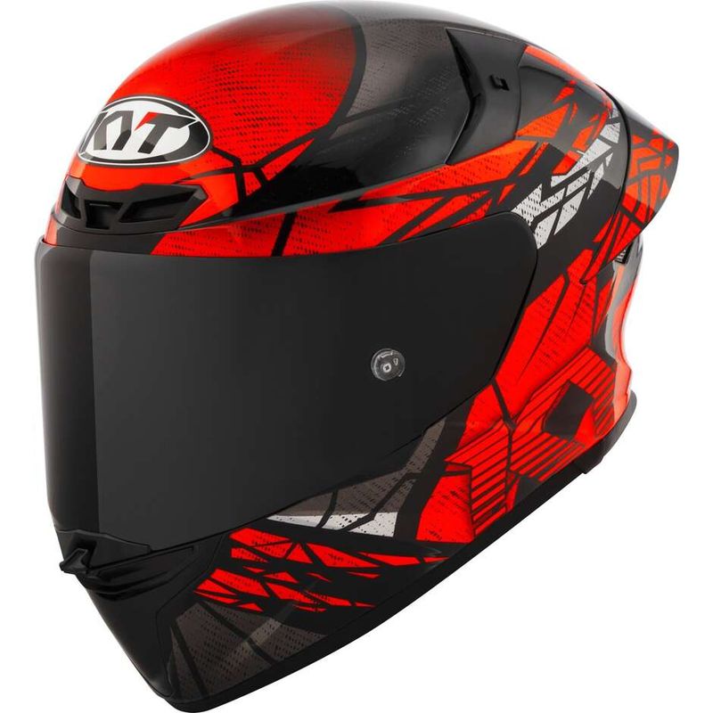 Casco Integrale KYT TT-REVO COMBUSTION - (Matt Red)
