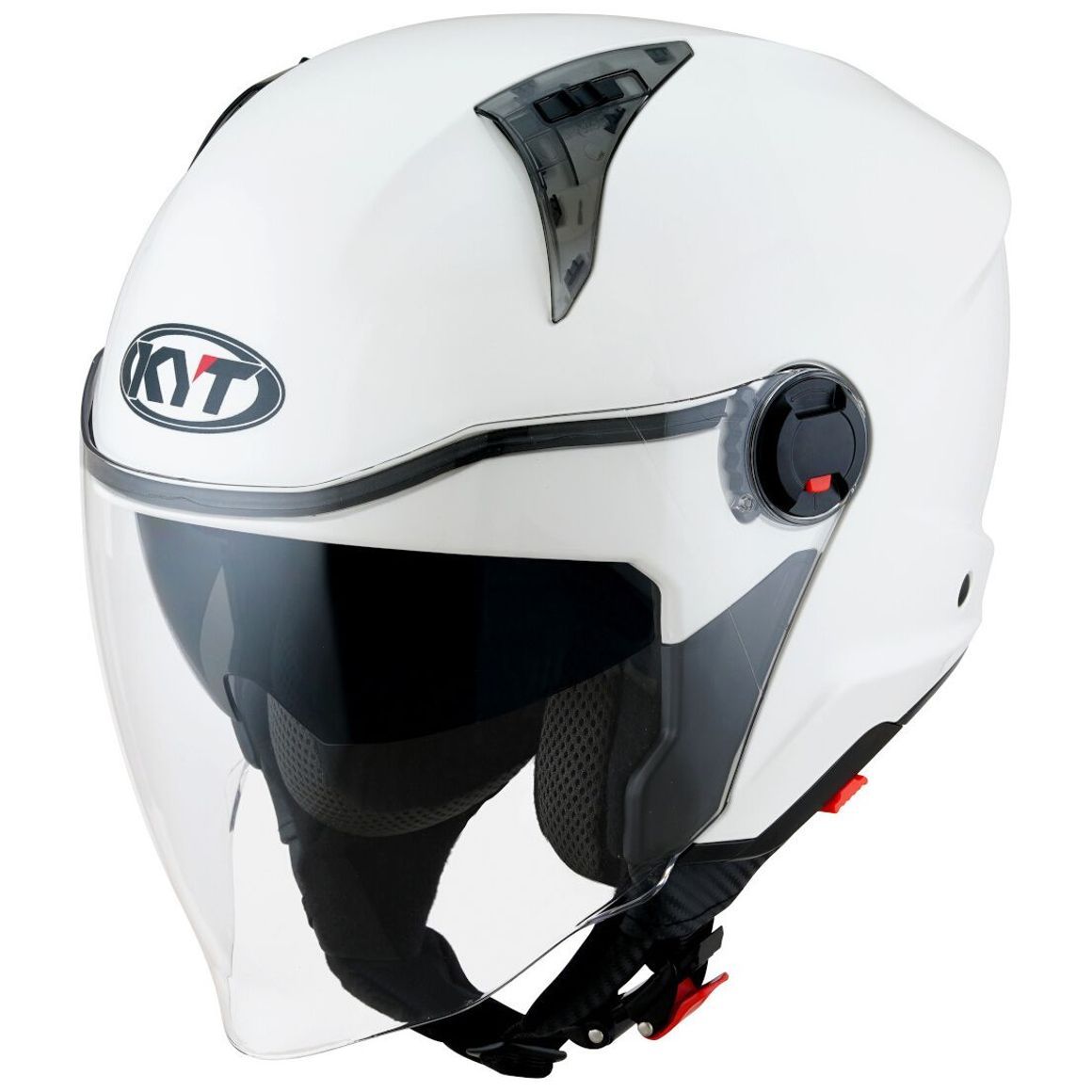 Casco Jet KYT D-CITY PLAIN - (White)