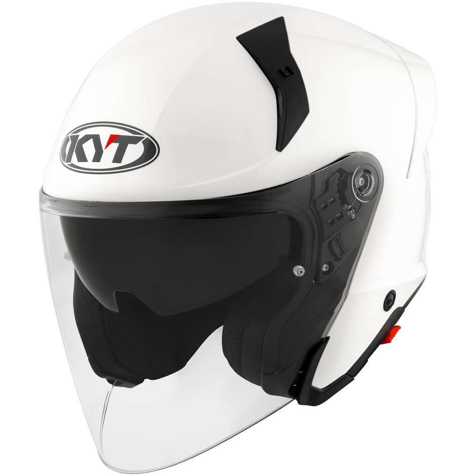 Casco Jet KYT TTR-JET PLAIN - (White)